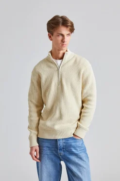 Jacobo Half Zip Ivory