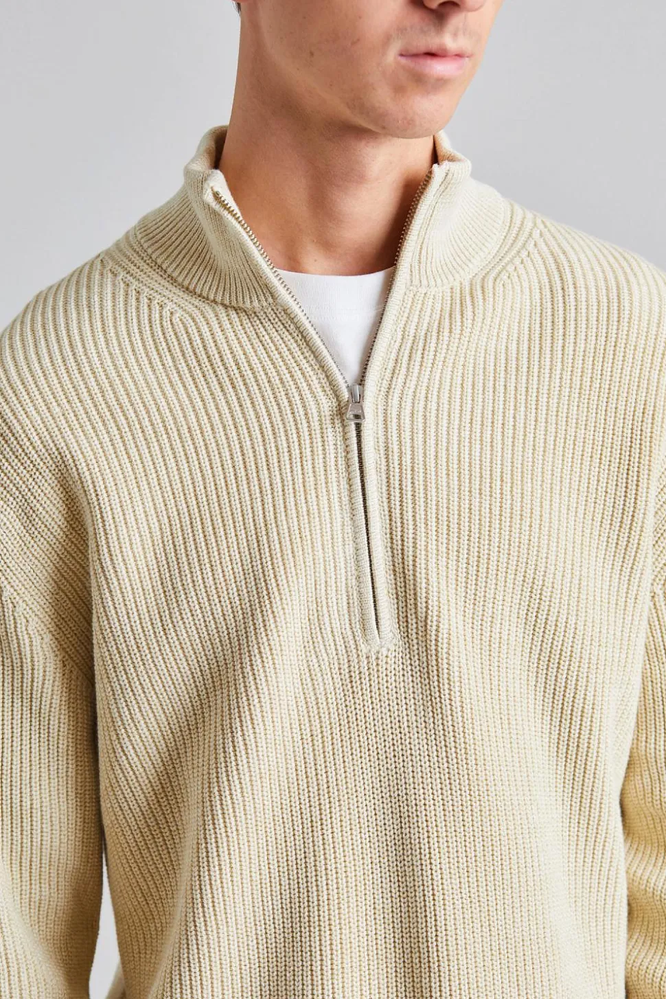Jacobo Half Zip Ivory