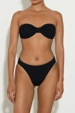 Jean Bikini Crinkle Black