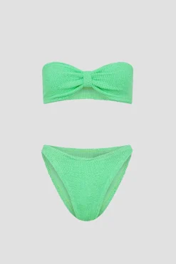 Jean Bikini Crinkle Lime