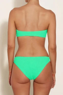 Jean Bikini Crinkle Lime