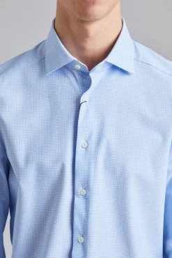 Jersey Shirt LIght Blue Check