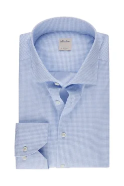 Jersey Shirt LIght Blue Check