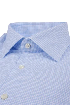 Jersey Shirt LIght Blue Check