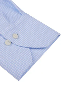 Jersey Shirt LIght Blue Check