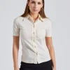 Jersey Short Sleeve Shirt Ivory