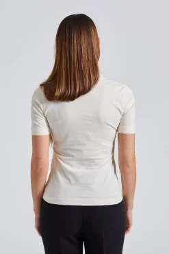 Jersey Short Sleeve Shirt Ivory