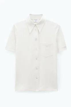 Jersey Short Sleeve Shirt Ivory