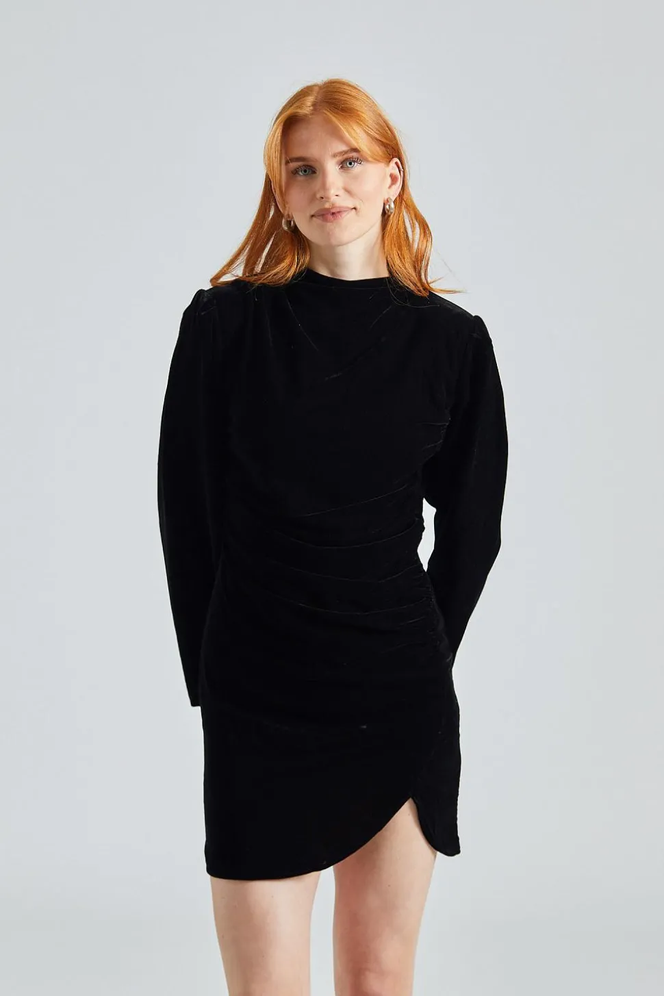 Jet Dress Velvet Black