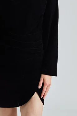 Jet Dress Velvet Black