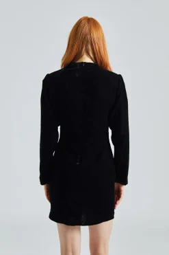 Jet Dress Velvet Black