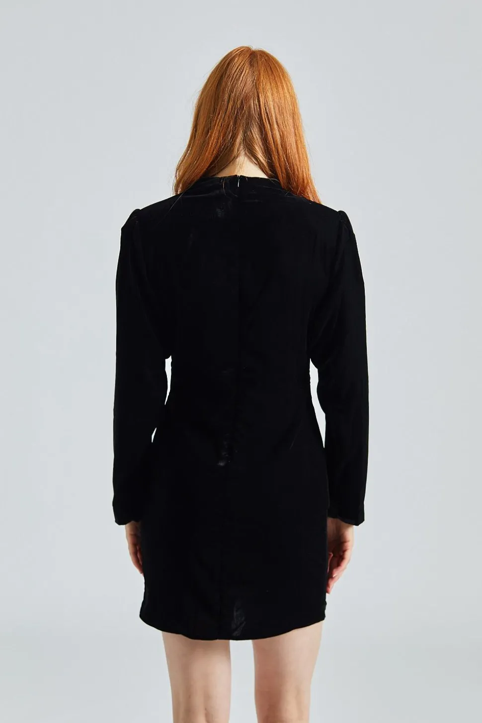 Jet Dress Velvet Black