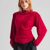 Jet Top Velvet Red