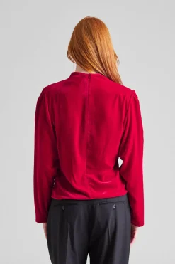 Jet Top Velvet Red