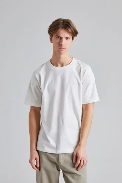 Johannes Organic Norse Logo Print T-Shirt White