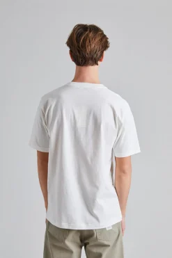 Johannes Organic Norse Logo Print T-Shirt White
