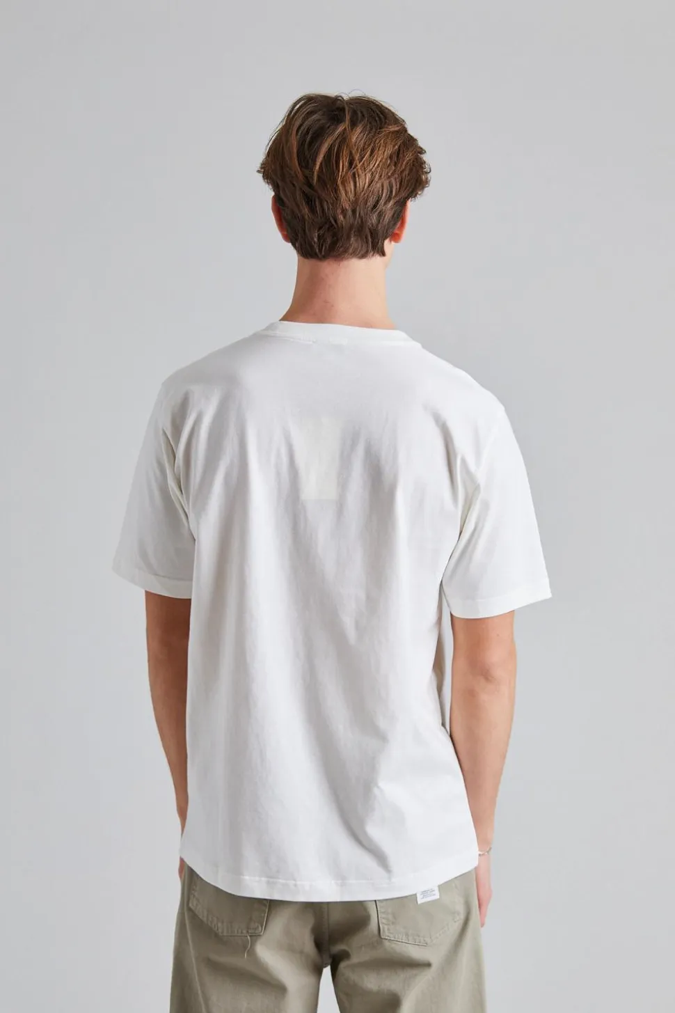Johannes Organic Norse Logo Print T-Shirt White