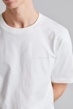 Johannes Organic Norse Logo Print T-Shirt White