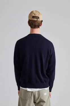 Jonas Cotton Sweater Dk Navy