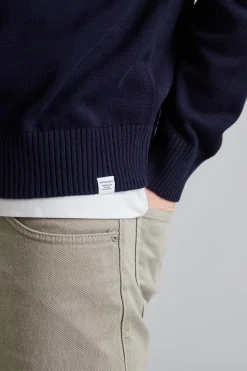 Jonas Cotton Sweater Dk Navy