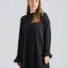 Julia Mock Neck Dress Black