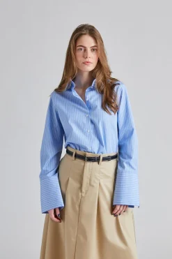 Julie Shirt Blue Stripe