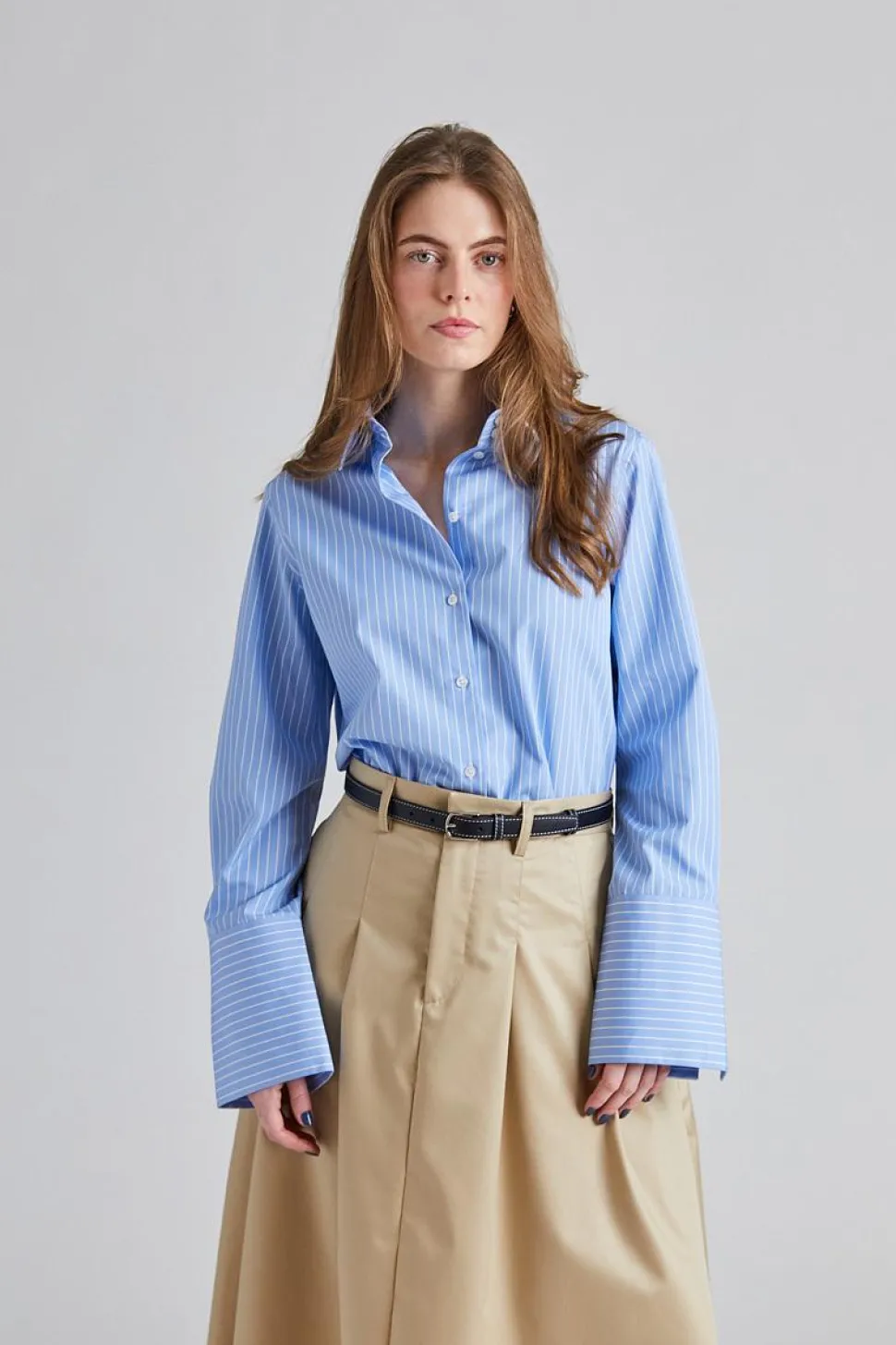Julie Shirt Blue Stripe
