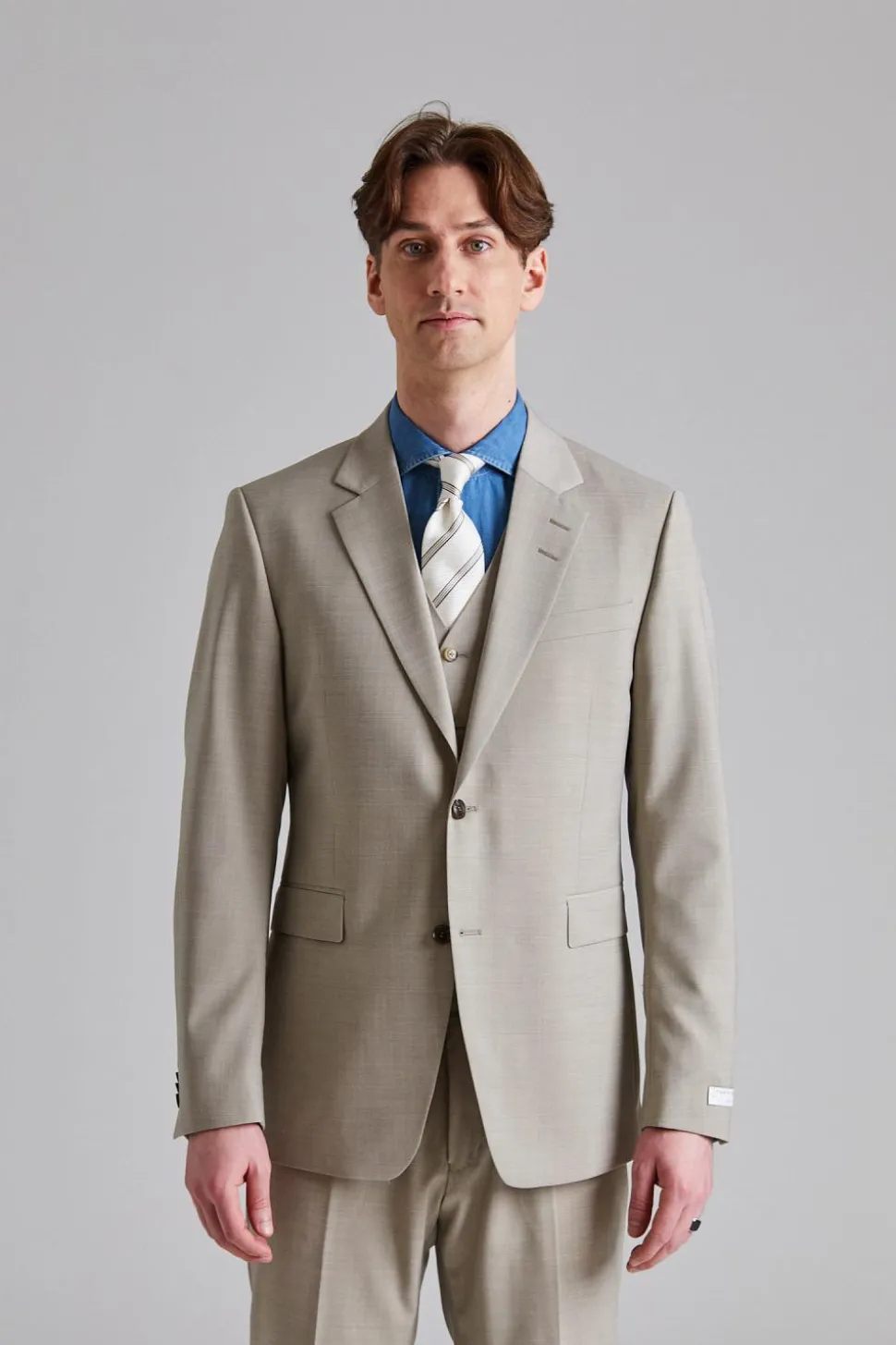 Justin Tenuta Suit Sand