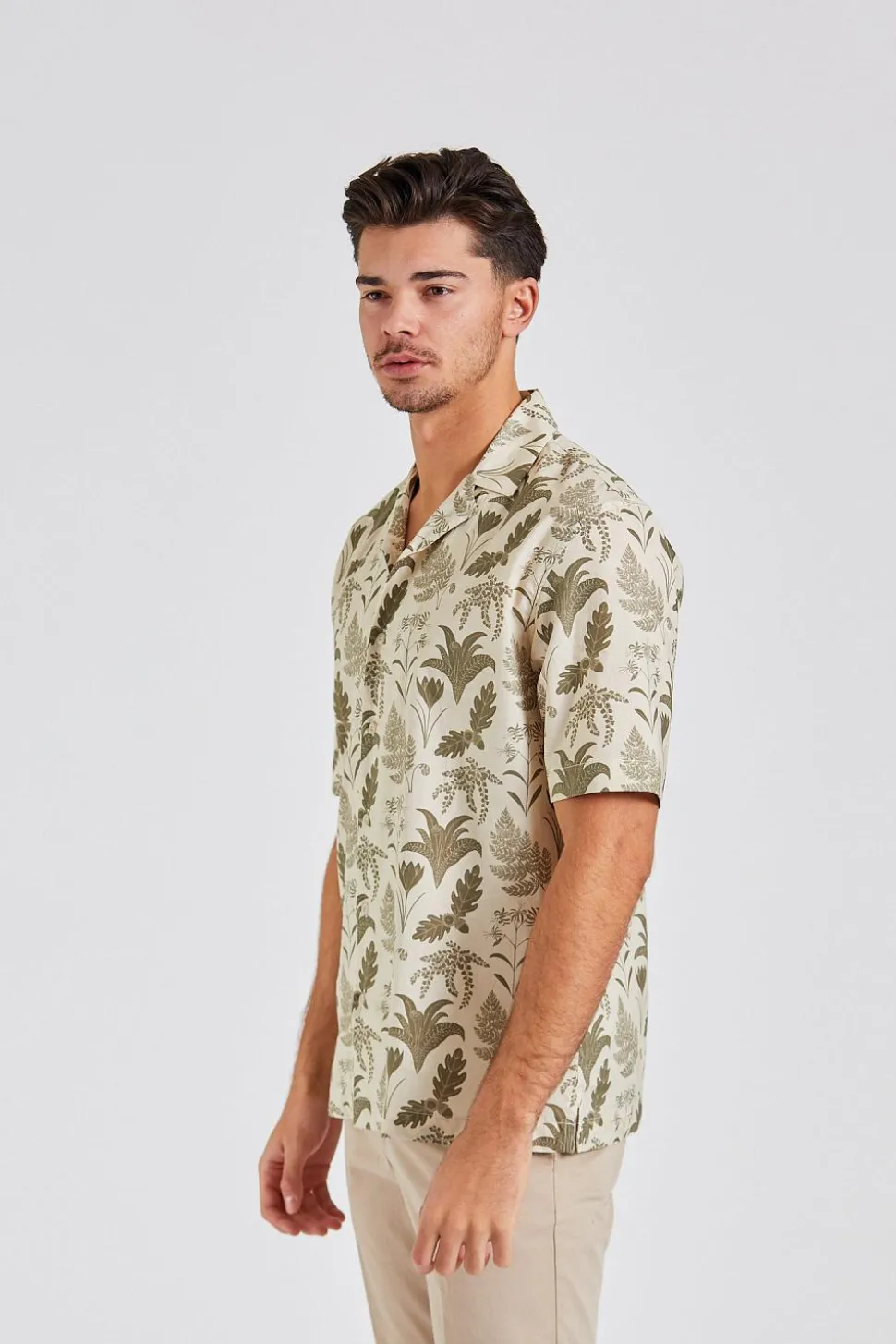 Katie Scott Camp Collar Shirt White