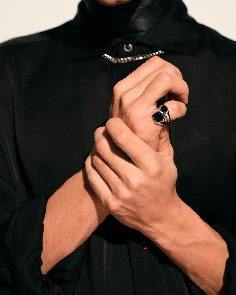 Kay Ring Polished Onyx