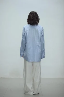 Kaz Cheque Shirt Blue