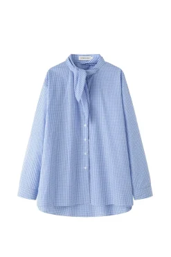 Kaz Cheque Shirt Blue