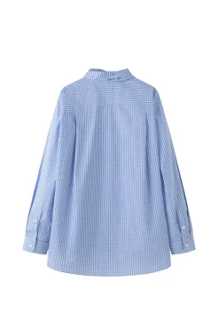 Kaz Cheque Shirt Blue