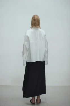 Kaz Wide Shirt White