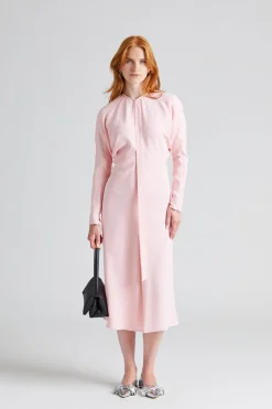 Keyhole Dolman Midi Dress Candyfloss