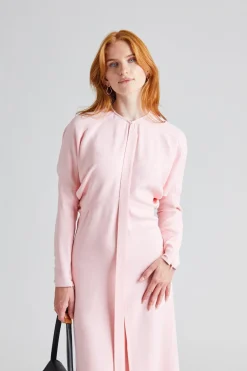 Keyhole Dolman Midi Dress Candyfloss