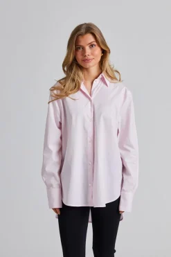 Kimono-Sleeve Poplin Shirt Blossom