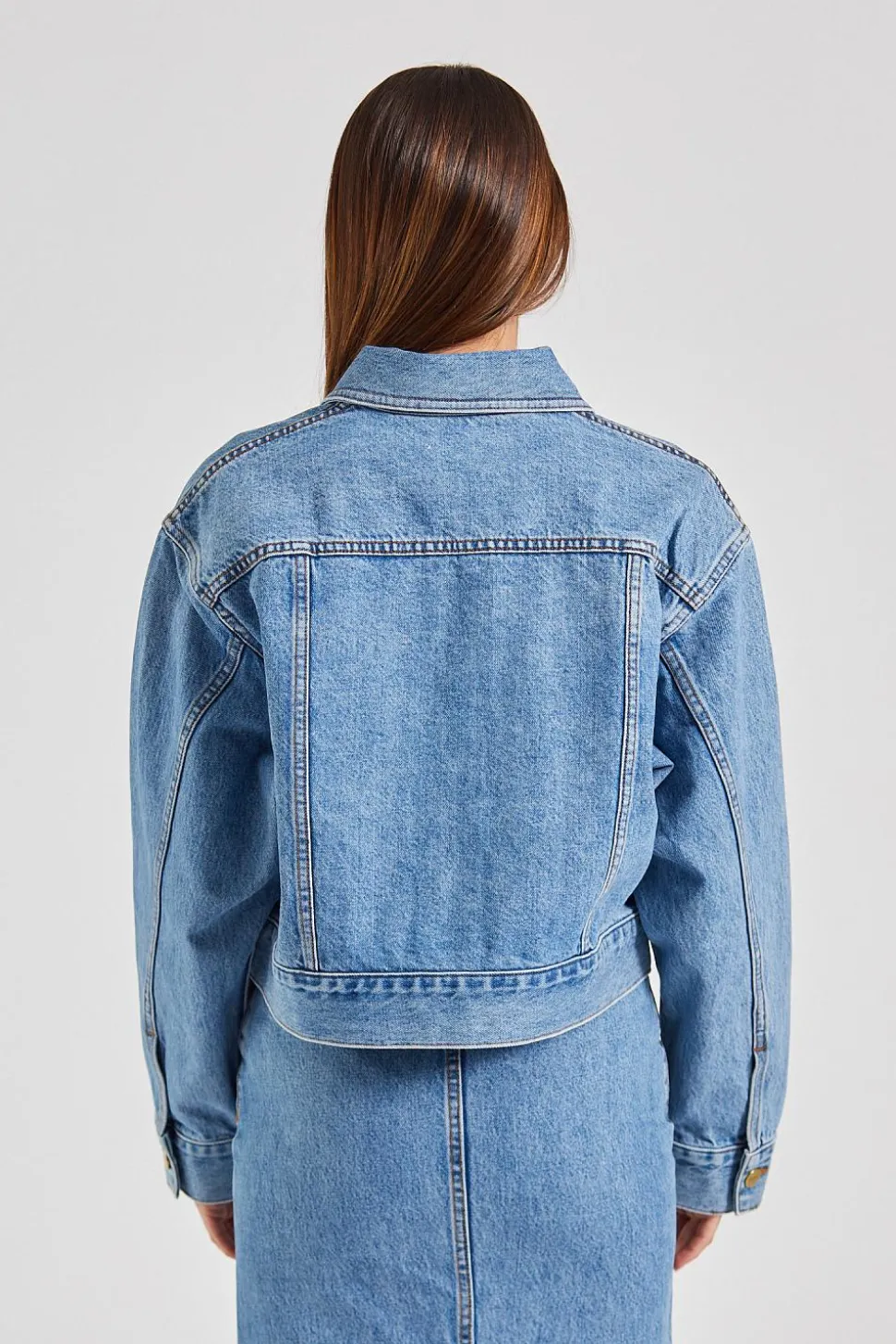 Kirsten Cropped Vintage Blue