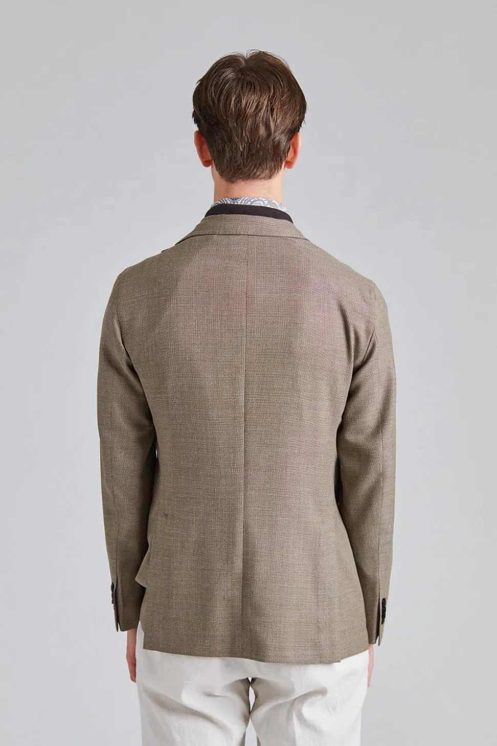 K-Jacket Wool Hopsack Beige