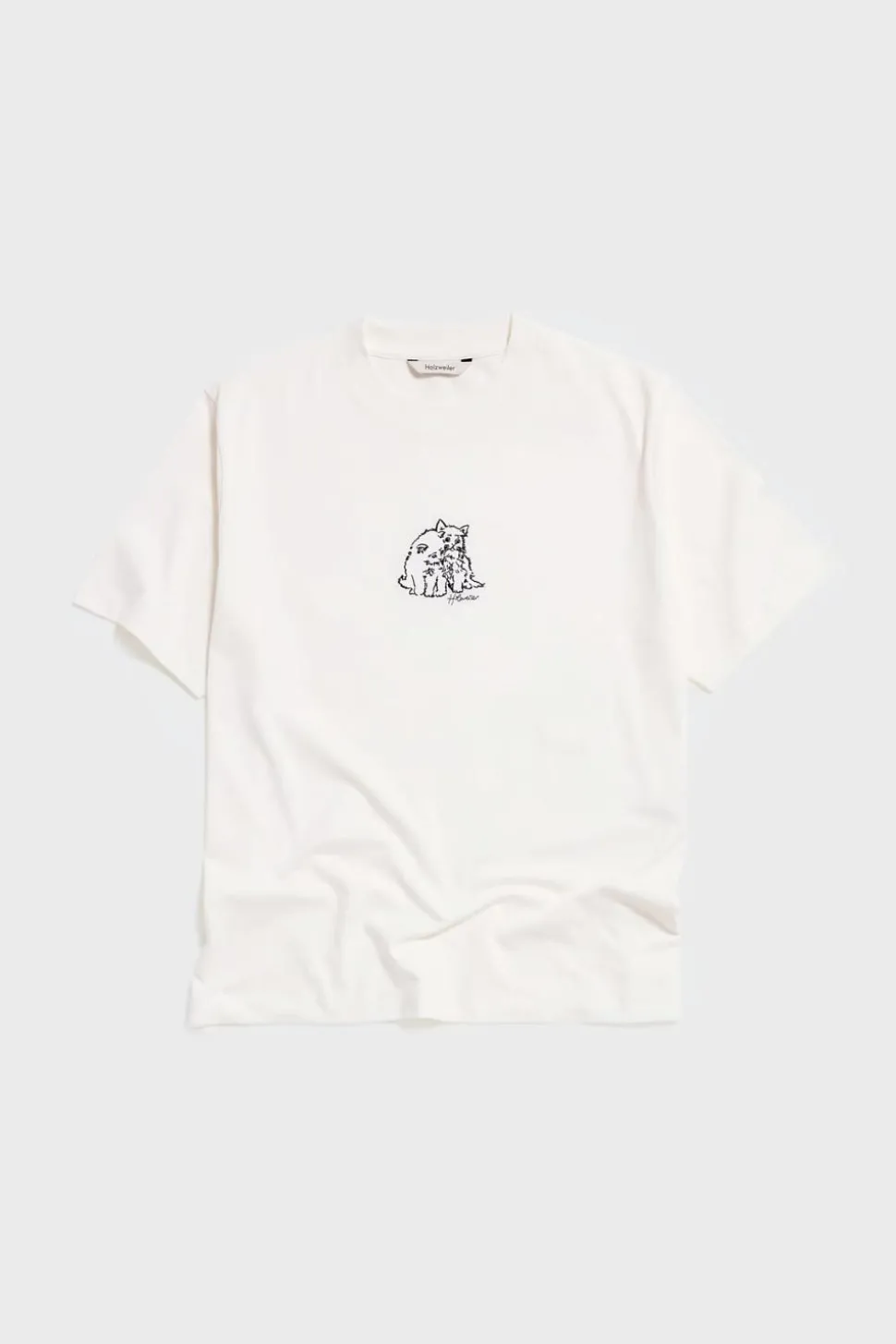Kjerag Embroidery Tee White