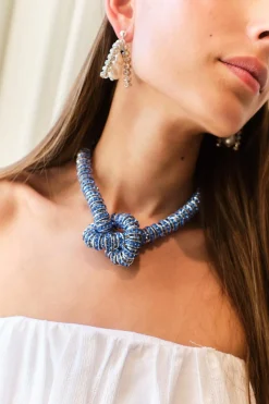 Knot Choker Sapphire