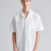 La Chemise Brodée Tapisserie White
