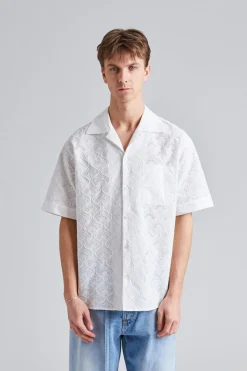 La Chemise Brodée Tapisserie White