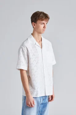 La Chemise Brodée Tapisserie White