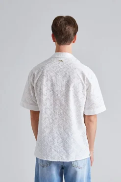 La Chemise Brodée Tapisserie White