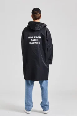 La Parka Slogan Black