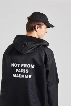 La Parka Slogan Black