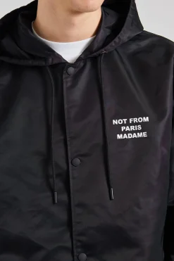 La Parka Slogan Black