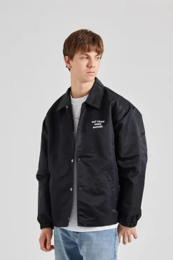 La Veste Slogan Black