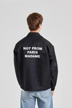 La Veste Slogan Black